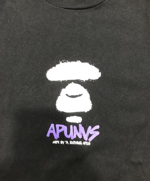 Aape BY A BATHING APE（エーエイプ バイ アベイシングエイプ）Aape BY A BATHING APE (エーエイプ バイ アベイシングエイプ) 半袖Tシャツ/半袖カットソー/プリントカットソー ブラック サイズ:XLの古着・服飾アイテム