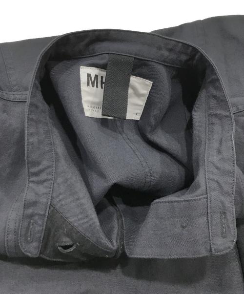 MHL（エムエイチエル）MHL (エムエイチエル) WORN COTTON WOOL TWILL ワンピース ネイビー サイズ:1の古着・服飾アイテム