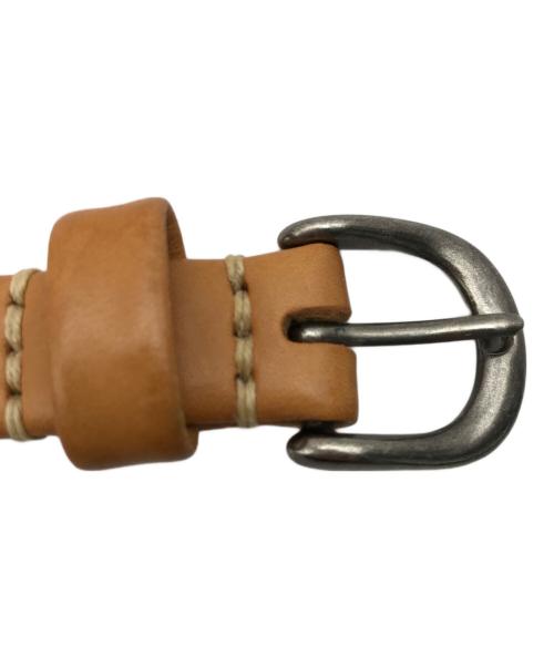 45R（フォーティファイブ・アール）45R (フォーティファイブ・アール) レザーベルト/ベルト ブラウンの古着・服飾アイテム