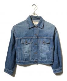 WEEKEND Max Mara（ウィークエンド マックスマーラ）の古着「バックプリントデニムジャケット/ショート丈デニムジャケット」｜インディゴ
