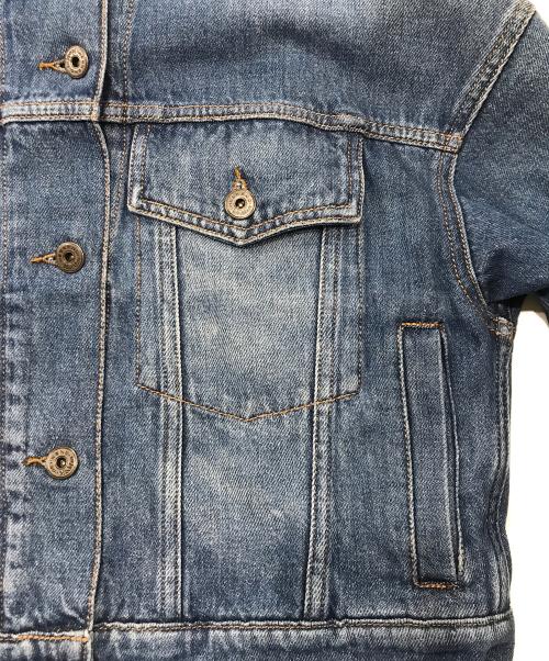 WEEKEND Max Mara（ウィークエンド マックスマーラ）WEEKEND Max Mara (ウィークエンド マックスマーラ) バックプリントデニムジャケット/ショート丈デニムジャケット インディゴ サイズ:40の古着・服飾アイテム