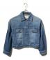 WEEKEND Max Mara（ウィークエンド マックスマーラ）の古着「バックプリントデニムジャケット/ショート丈デニムジャケット」｜インディゴ