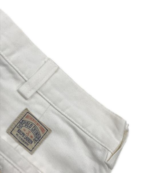 POLO RALPH LAUREN（ポロ・ラルフローレン）POLO RALPH LAUREN (ポロ・ラルフローレン) チノパン アイボリー サイズ:36/32の古着・服飾アイテム