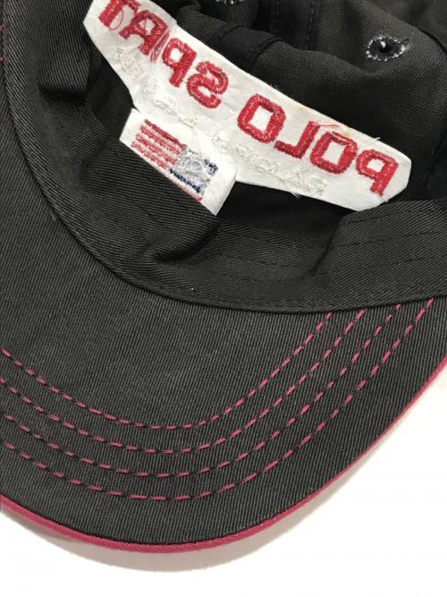 POLO SPORT（ポロスポーツ）POLO SPORT (ポロスポーツ) キャップ/ロゴ刺繍コットンキャップ ブラウン×レッドの古着・服飾アイテム