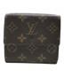 LOUIS VUITTON（ルイ ヴィトン）の古着「3つ折り財布」｜ブラウン