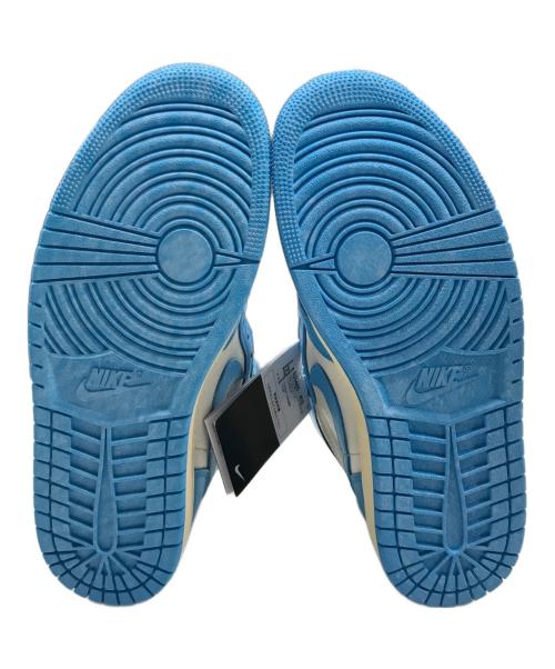 NIKE（ナイキ）NIKE (ナイキ) AIR JORDAN 1 RETRO HIGH OG DK/エア ジョーダン 1 レトロ HIGH OG ブルー×ホワイト（POWDER BLUE サイズ:27 未使用品の古着・服飾アイテム