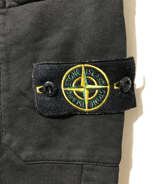 STONE ISLAND（ストーンアイランド）STONE ISLAND (ストーンアイランド) Garment Dyed Sweat Pant 19SS/ガーメントダイスウェットパンツ/ジョガーパンツ ブラック サイズ:Sの古着・服飾アイテム