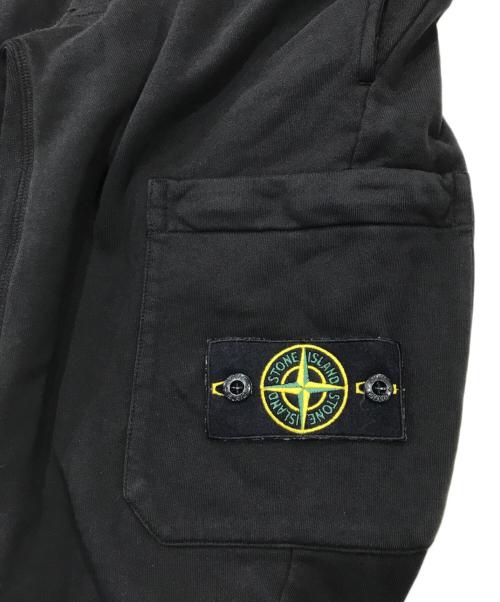 STONE ISLAND（ストーンアイランド）STONE ISLAND (ストーンアイランド) Garment Dyed Sweat Pant 19SS/ガーメントダイスウェットパンツ/ジョガーパンツ ブラック サイズ:Sの古着・服飾アイテム