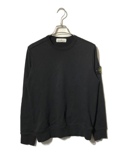 STONE ISLAND（ストーンアイランド）STONE ISLAND (ストーンアイランド) クルーネックスウェット/スウェット ブラック サイズ:Sの古着・服飾アイテム
