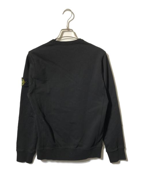 STONE ISLAND（ストーンアイランド）STONE ISLAND (ストーンアイランド) クルーネックスウェット/スウェット ブラック サイズ:Sの古着・服飾アイテム