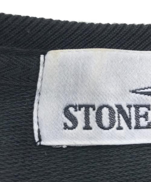 STONE ISLAND（ストーンアイランド）STONE ISLAND (ストーンアイランド) 長袖カットソー/ロゴ刺繍ロングスリーブカットソー ブラック サイズ:Sの古着・服飾アイテム
