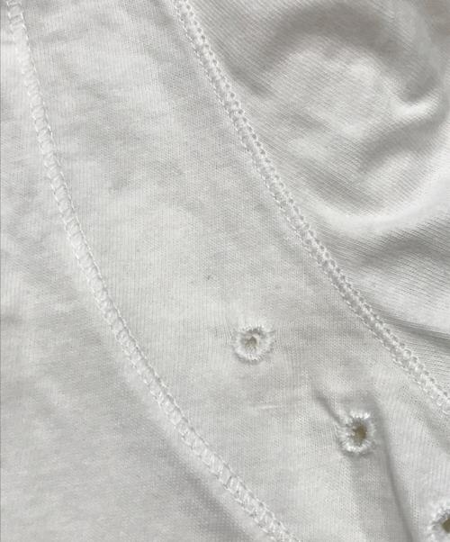 C.P COMPANY（シーピーカンパニー）C.P COMPANY (シーピーカンパニー) ヘンリーネックカットソー ホワイト サイズ:Sの古着・服飾アイテム