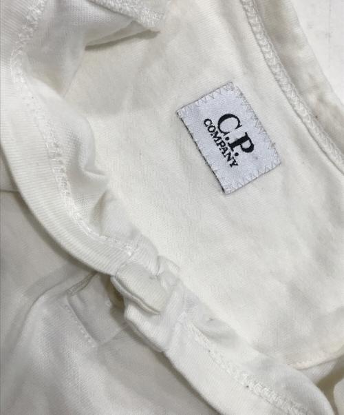 C.P COMPANY（シーピーカンパニー）C.P COMPANY (シーピーカンパニー) ヘンリーネックカットソー ホワイト サイズ:Sの古着・服飾アイテム