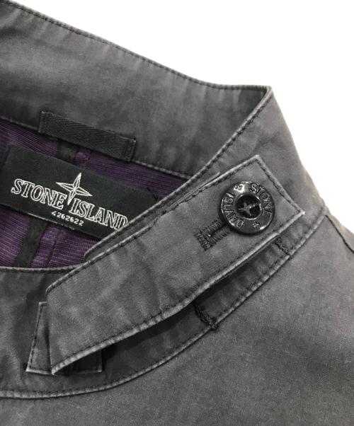 STONE ISLAND（ストーンアイランド）STONE ISLAND (ストーンアイランド) ダブルジップ シャドウプロジェクト /ジップアップミドルコート グレー サイズ:Sの古着・服飾アイテム