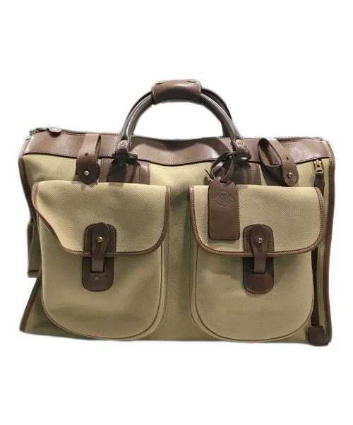 GHURKA（グルカ）GHURKA (グルカ) 2WAYボストンバッグ ベージュ×ブラウンの古着・服飾アイテム