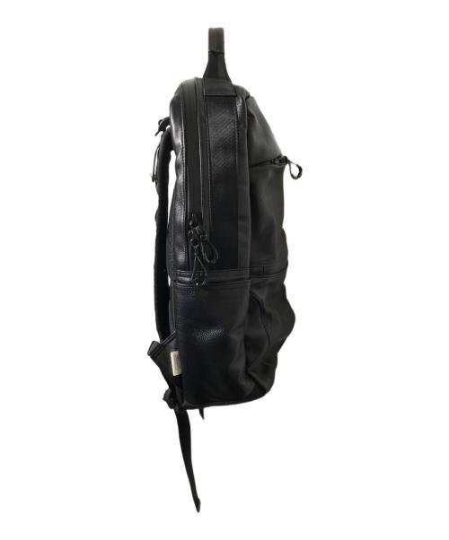 BROSKI and SUPPLY（ブロスキーアンドサプライ）BROSKI and SUPPLY (ブロスキーアンドサプライ) waterproof leather backpack/防水レザーバックパック/防水リュックサック ブラックの古着・服飾アイテム