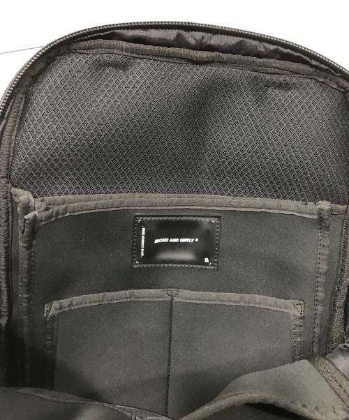BROSKI and SUPPLY（ブロスキーアンドサプライ）BROSKI and SUPPLY (ブロスキーアンドサプライ) waterproof leather backpack/防水レザーバックパック/防水リュックサック ブラックの古着・服飾アイテム