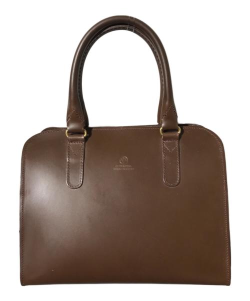 GLENROYAL（グレンロイヤル）GLENROYAL (グレンロイヤル) SMALL BOSTON BAG/スモールボストンバッグ/ハンドバッグ ブラウンの古着・服飾アイテム