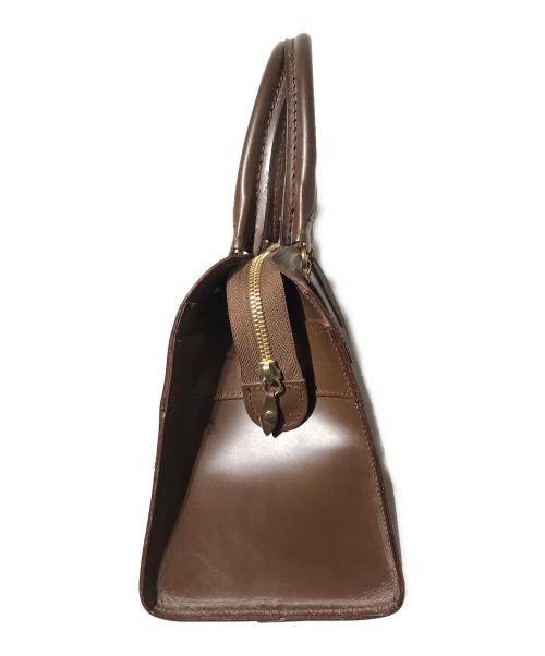 GLENROYAL（グレンロイヤル）GLENROYAL (グレンロイヤル) SMALL BOSTON BAG/スモールボストンバッグ/ハンドバッグ ブラウンの古着・服飾アイテム