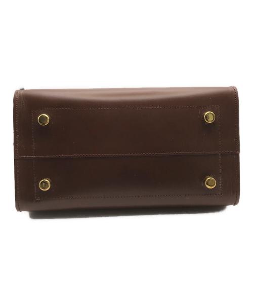 GLENROYAL（グレンロイヤル）GLENROYAL (グレンロイヤル) SMALL BOSTON BAG/スモールボストンバッグ/ハンドバッグ ブラウンの古着・服飾アイテム