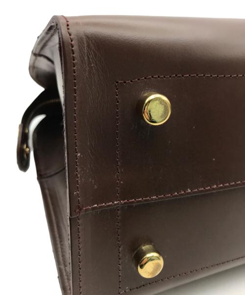 GLENROYAL（グレンロイヤル）GLENROYAL (グレンロイヤル) SMALL BOSTON BAG/スモールボストンバッグ/ハンドバッグ ブラウンの古着・服飾アイテム