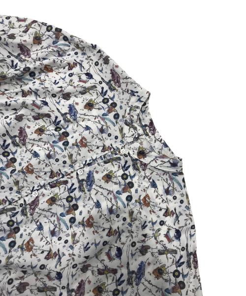 JOURNAL STANDARD（ジャーナルスタンダード）JOURNAL STANDARD (ジャーナルスタンダード) リバティローンプリント七分袖ワンピース/総柄ワンピース ホワイト サイズ:FREEの古着・服飾アイテム