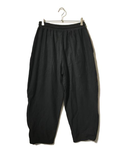 beautiful people（ビューティフルピープル）beautiful people (ビューティフルピープル) suvin compact sweat zip up bow pants/スビン コンパクト スウェット ジップ アップ ボウ パンツ ブラック サイズ:40の古着・服飾アイテム