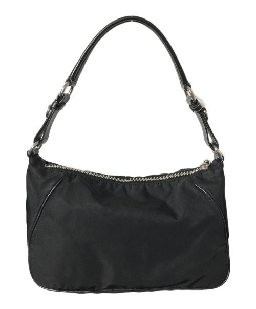 PRADA（プラダ）PRADA (プラダ) 三角ロゴワンショルダーバック ブラックの古着・服飾アイテム