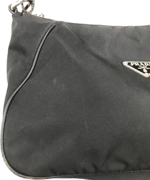 PRADA（プラダ）PRADA (プラダ) 三角ロゴワンショルダーバック ブラックの古着・服飾アイテム