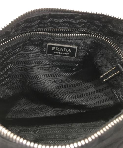 PRADA（プラダ）PRADA (プラダ) 三角ロゴワンショルダーバック ブラックの古着・服飾アイテム