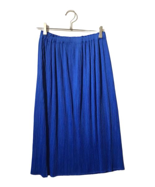 PLEATS PLEASE（プリーツプリーズ）PLEATS PLEASE (プリーツプリーズ) プリーツスカート/ロングスカート ブルー サイズ:5の古着・服飾アイテム