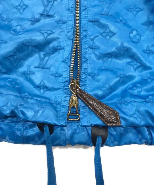 LOUIS VUITTON（ルイ ヴィトン）LOUIS VUITTON (ルイ ヴィトン) モノグラムナイロンジャケット/ダブルジップフーデッドジャケット ブルー サイズ:40の古着・服飾アイテム