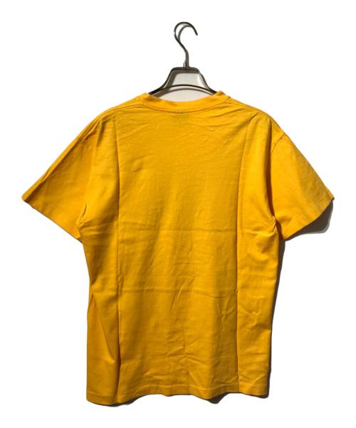 stussy（ステューシー）stussy (ステューシー) スカルプリントTシャツ/クルーネックTシャツ イエロー サイズ:Mの古着・服飾アイテム