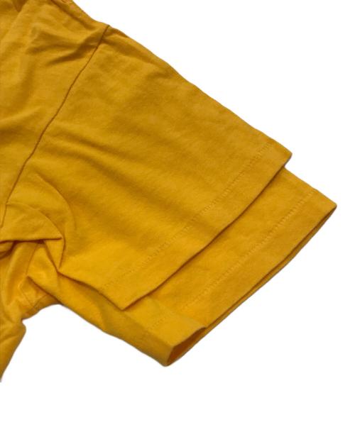 stussy（ステューシー）stussy (ステューシー) スカルプリントTシャツ/クルーネックTシャツ イエロー サイズ:Mの古着・服飾アイテム
