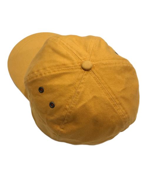 stussy（ステューシー）stussy (ステューシー) 90’S ロゴ刺繍キャップ イエローの古着・服飾アイテム