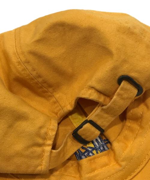 stussy（ステューシー）stussy (ステューシー) 90’S ロゴ刺繍キャップ イエローの古着・服飾アイテム