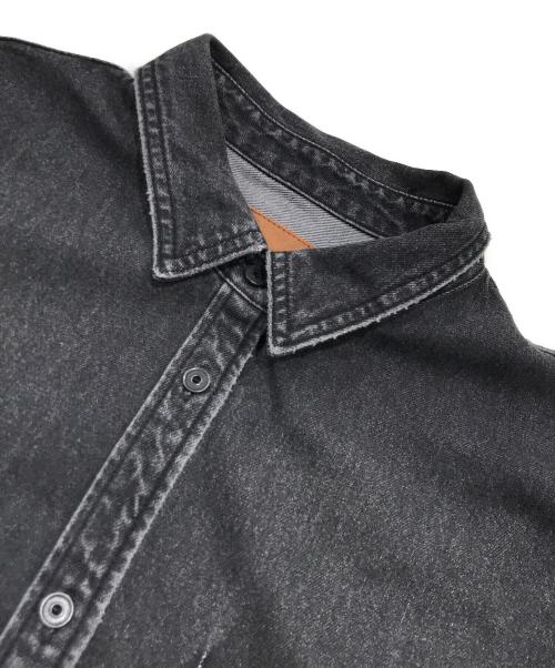Spick and Span（スピック＆スパン）Spick and Span (スピック＆スパン) ソフトデニムシャツ ブラック サイズ:表記なしの古着・服飾アイテム