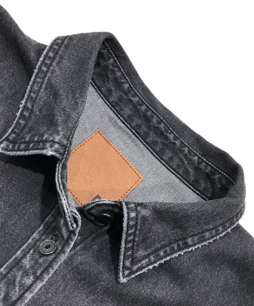 Spick and Span（スピック＆スパン）Spick and Span (スピック＆スパン) ソフトデニムシャツ ブラック サイズ:表記なしの古着・服飾アイテム