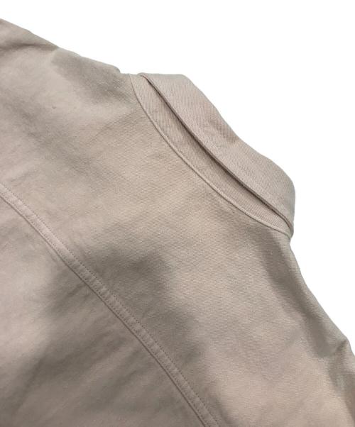 AURALEE（オーラリー）AURALEE (オーラリー) BOTANICAL DYED SELVEDGE DENIM SHIRTS BLOUSON/ボタニカルダイサベージデニムシャツジャケット ベージュ サイズ:5の古着・服飾アイテム