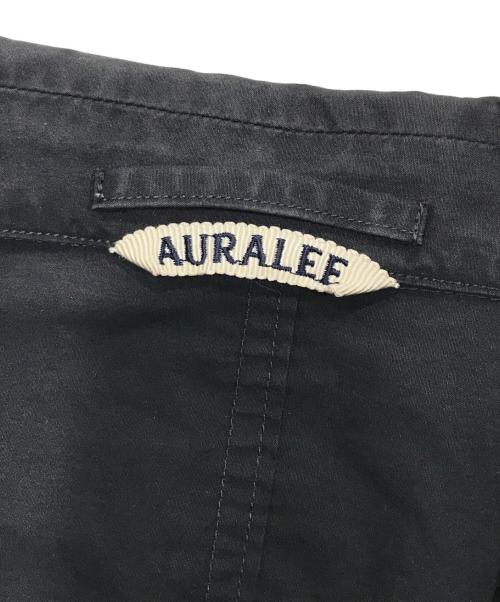 AURALEE（オーラリー）AURALEE (オーラリー) BEAMS (ビームス) 2Bテーラードジャケット/FINX COTTON LIGHT WEIGHT JACKET ブラック サイズ:4の古着・服飾アイテム