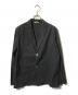 AURALEE（オーラリー）の古着「2Bテーラードジャケット/FINX COTTON LIGHT WEIGHT JACKET」｜ブラック