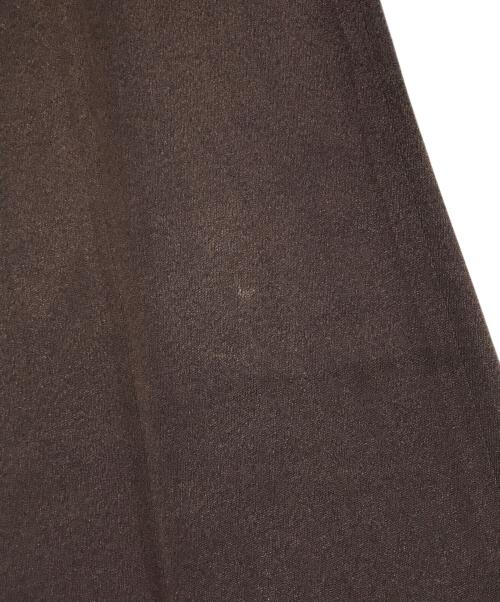 TODAYFUL（トゥデイフル）TODAYFUL (トゥデイフル) タックワイド スラックス ブラウン サイズ:36の古着・服飾アイテム