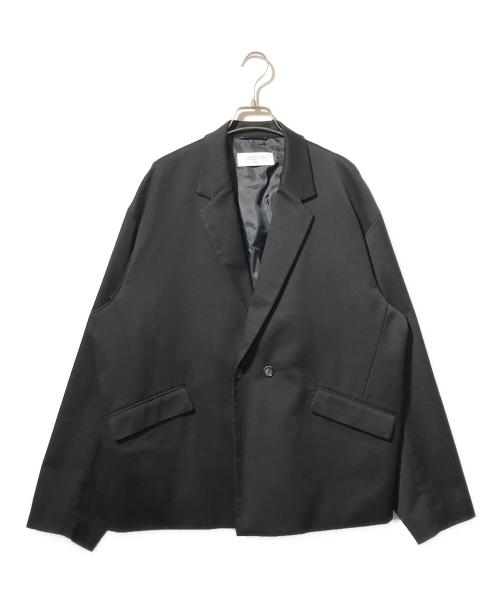 JOSEPH STUDIO（ジョセフスタジオ）JOSEPH STUDIO (ジョセフスタジオ) ドローコードダブルジャケット ブラック サイズ:8の古着・服飾アイテム