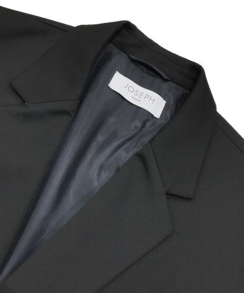 JOSEPH STUDIO（ジョセフスタジオ）JOSEPH STUDIO (ジョセフスタジオ) ドローコードダブルジャケット ブラック サイズ:8の古着・服飾アイテム