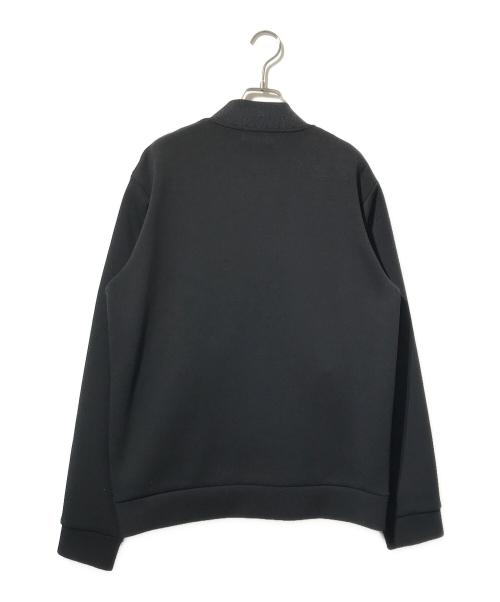 Calvin Klein platinum（カルバンクラインプラチナム）Calvin Klein PLATINUM (カルバンクラインプラチナム) ボンディングボンバージャケット/ジップジャケット ブラック サイズ:Lの古着・服飾アイテム