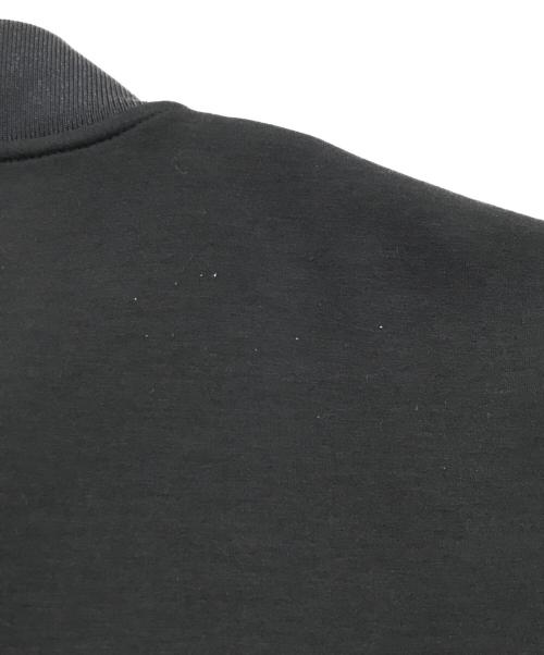 Calvin Klein platinum（カルバンクラインプラチナム）Calvin Klein PLATINUM (カルバンクラインプラチナム) ボンディングボンバージャケット/ジップジャケット ブラック サイズ:Lの古着・服飾アイテム