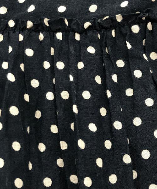 ne quittez pas（ヌキテパ）ne quittez pas (ヌキテパ) IENA別注 ドットマキシワンピース ブラック サイズ:表記なしの古着・服飾アイテム
