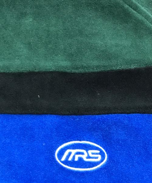 SUPREME（シュプリーム）SUPREME (シュプリーム) MARTINE ROSE (マーティン・ローズ) ベロアトラックジャケット グリーン×ブルー サイズ:Sの古着・服飾アイテム