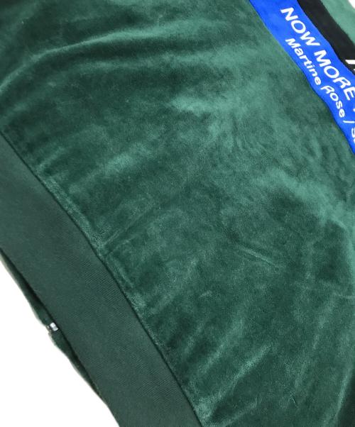 SUPREME（シュプリーム）SUPREME (シュプリーム) MARTINE ROSE (マーティン・ローズ) ベロアトラックジャケット グリーン×ブルー サイズ:Sの古着・服飾アイテム