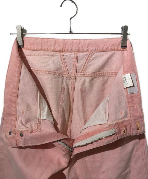 URU（ウル）URU (ウル) ハイウエストテーパードパンツ ピンク サイズ:SIZE 1の古着・服飾アイテム